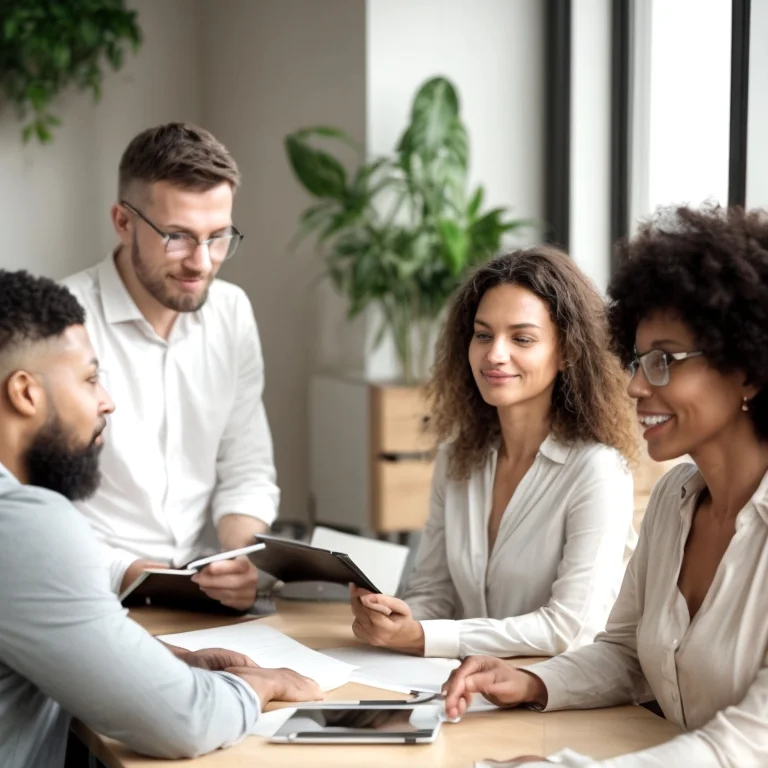 Executives in a facilitated reflective session